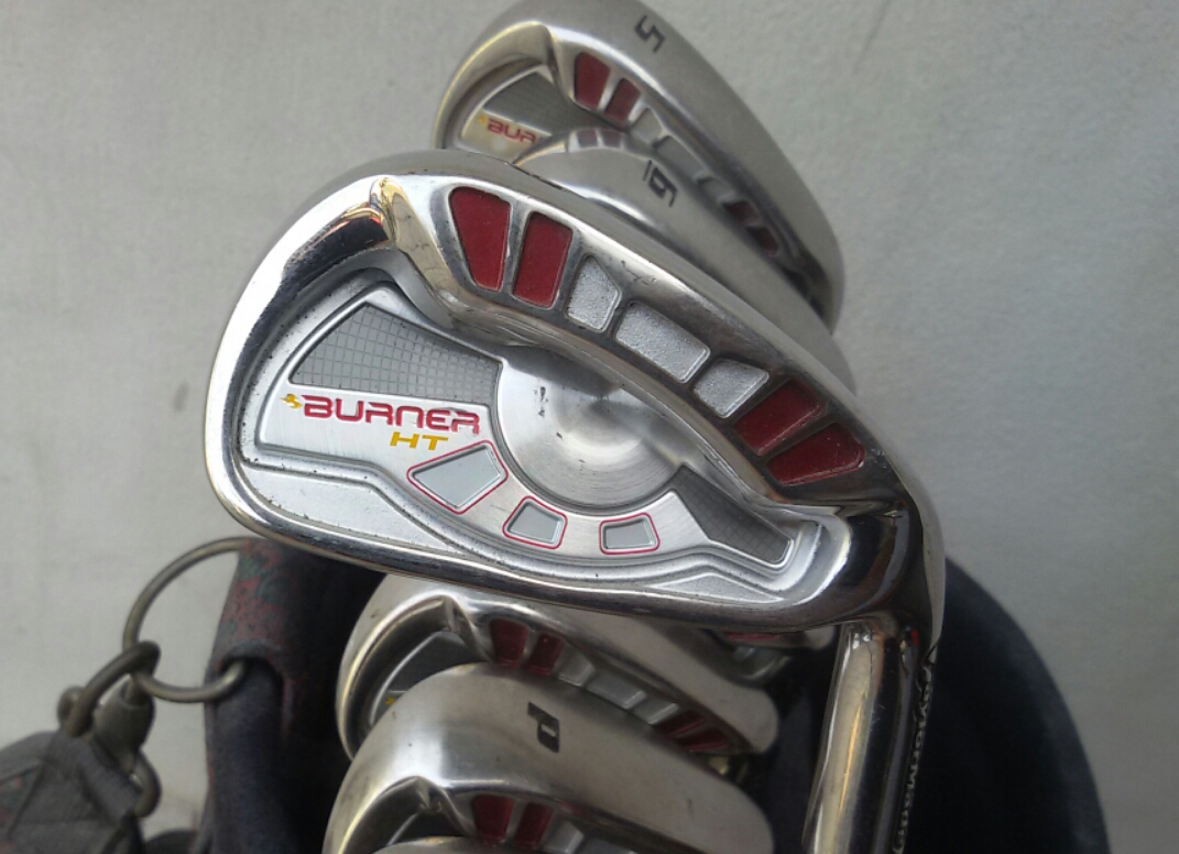 ชุดเหล็ก TaylorMade BURNER HT กราไฟต์ R มือสอง 8900