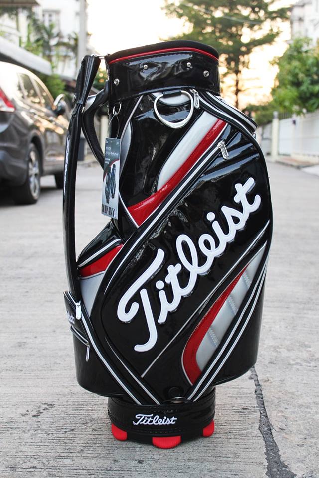 TITLEIST CART BAG ของใหม่ หนังแก้ว 10นิ้ว NEW!!  3,500 ถูกกกกกก