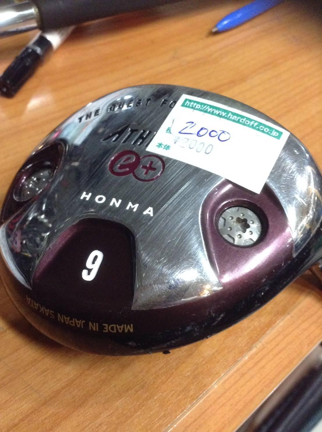 2000 FW9 HONMA ATHPORT Flex R ก้าน50กรัมเท่านั้นครับ loft 24 