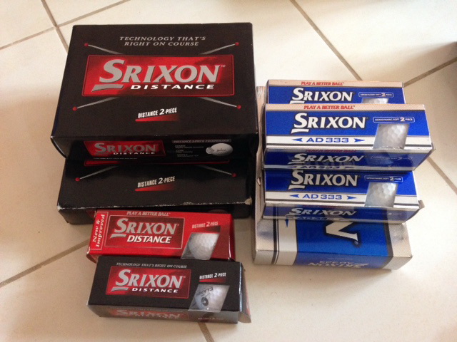 ขายลูกกอล์ฟ srixon distance / AD333 ของใหม่ ทุกลุกบรรุจุอยู่ในกล