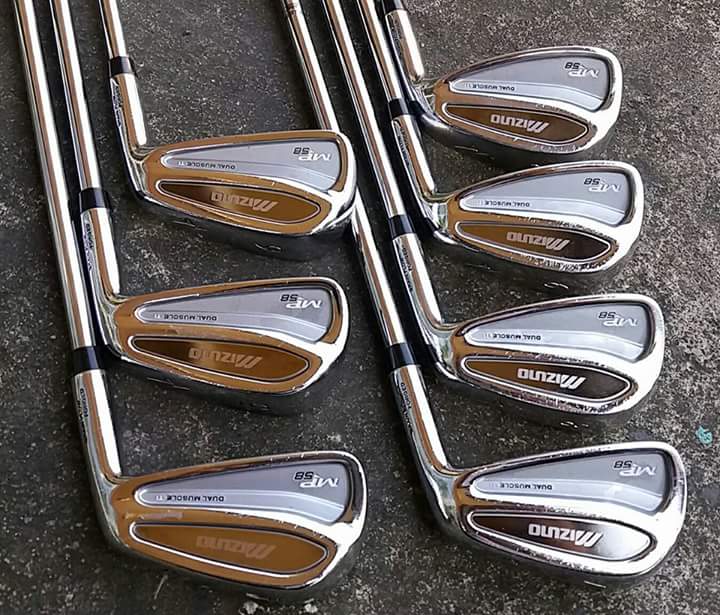 ชุดเหล็ก Mizuno  MP58 เหล็ก4-PW,Flex R300 มือสอง 8,900.-