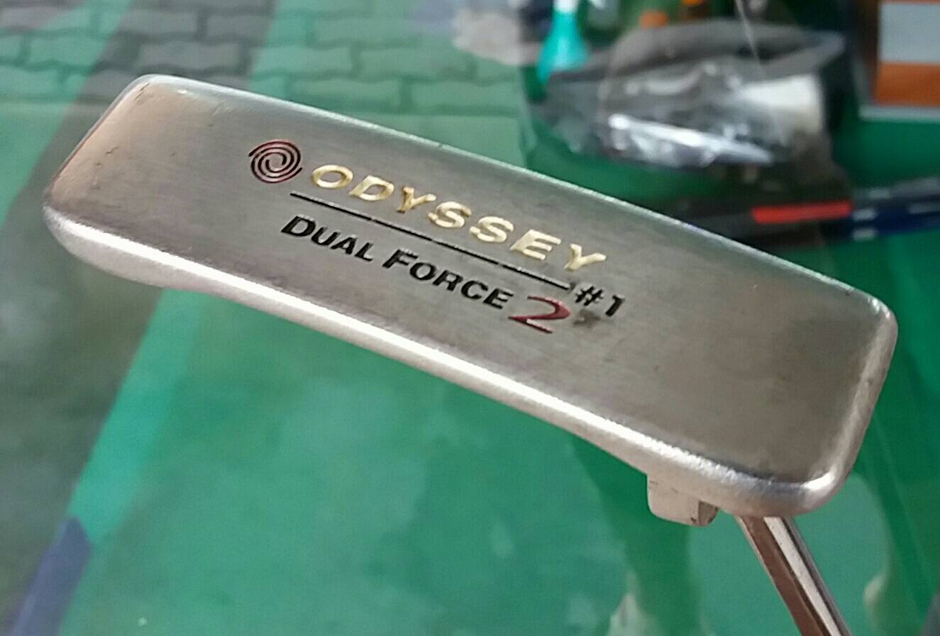 Putter Odyssey DUAL FORCE2 ยาว 34 นิ้ว กริ๊พลอก ควรเปลี่ยน ไม่มี