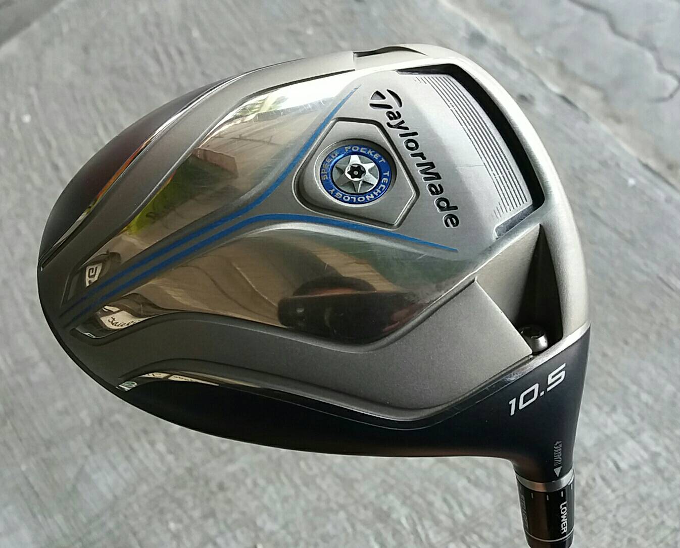 Driver TaylorMade Jetspeed Loft 10.5° Flex R  พร้อม cover มือสอง