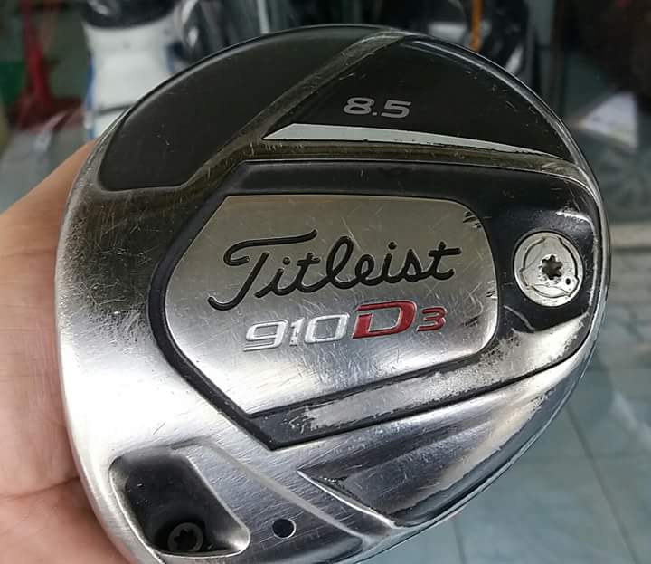 เฉพาะหัว Driver Titleist 910D3 #ซ้าย Loft 8.5° พร้อมสลีฟ มือสอง 