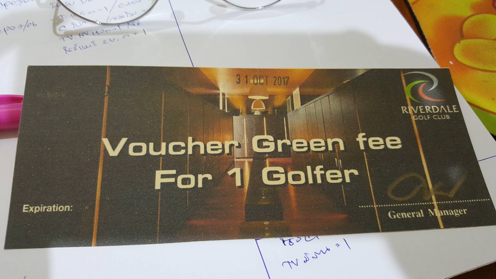 ขาย Voucher Green fee สนามกอล์ฟ ริเวอร์เดล กอล์ฟคลับ ปทุมธานี