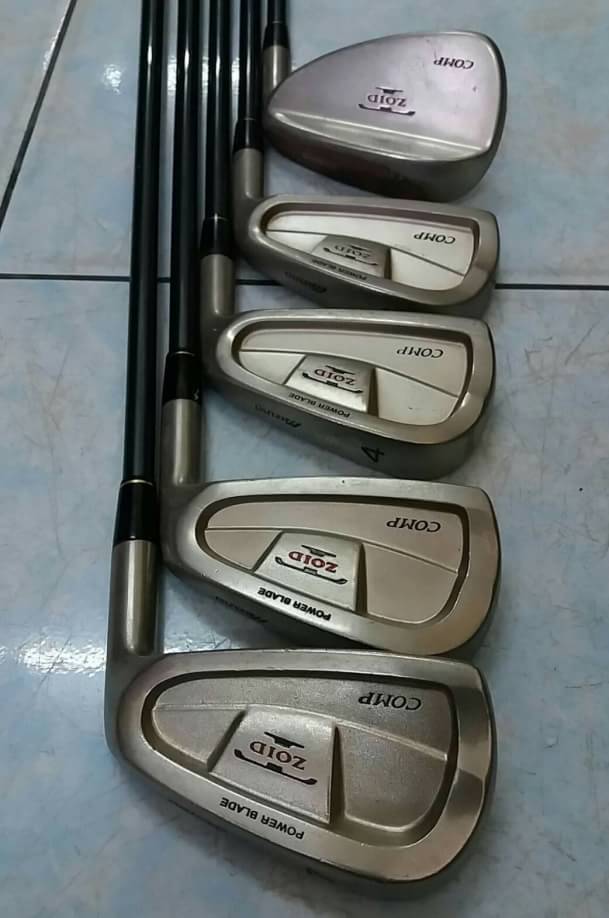 เหล็กปลีก MIZUNO 3457SW (5ชิ้น)Graphite Flex R มือสอง ขายเหมา 1,