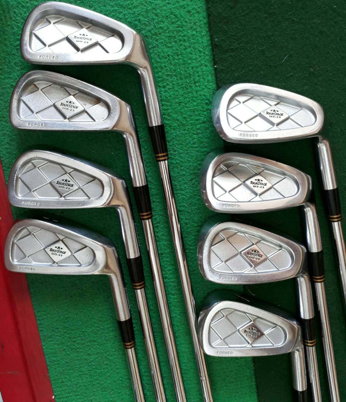 ชุดเหล็ก TourStage MR-23 FORGED #3-PW,Dynamic Gold Flex S มือสอง