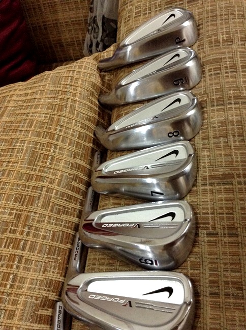 ขายชุดเหล็กไนกี้ Nike VForged  มี 7 ชิ้น มือสอง ขาย 8500