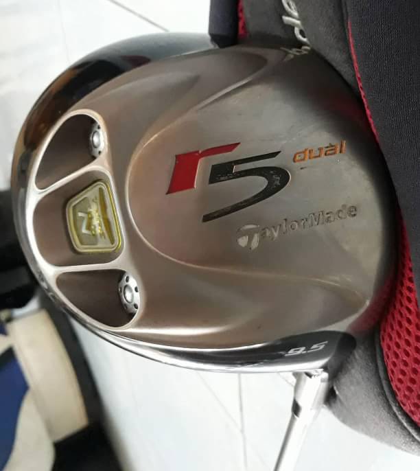 Driver Taylormade R5 dual Loft 9.5 Flex SR  มือสอง เดิมๆ ขายเพีย