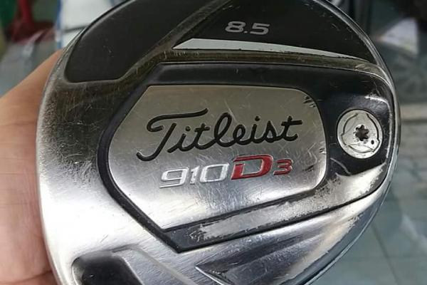 เฉพาะหัว Driver Titleist 910D3 #ซ้าย Loft 8.5° พร้อมสลีฟ มือสอง 