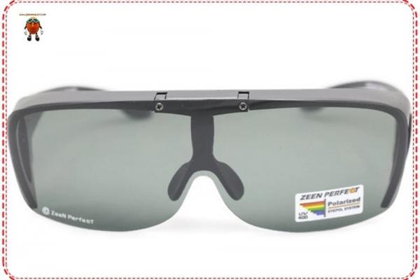 แว่นตาครอบสวมทับแว่นสายตา แบบ เปิด -ปิดได้ เลนส์ polarized golf 